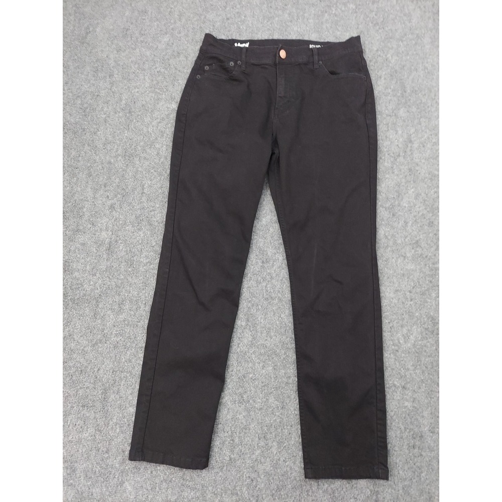 Mugsy Jeans Mens 33x30 Black Squid Inks Stretch Denim Preppy Straight FLX3NSQ